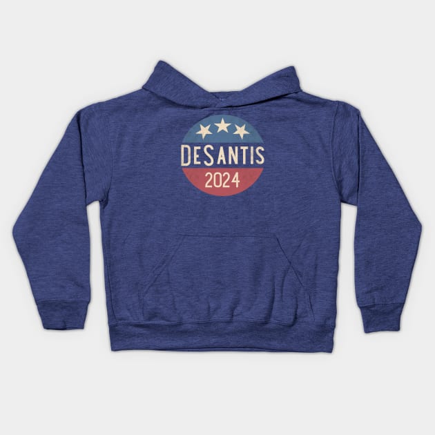 Vintage Ron DeSantis for president in 2024 Kids Hoodie by Etopix